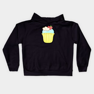 Cute apple cupcake. 🍎 Kids Hoodie